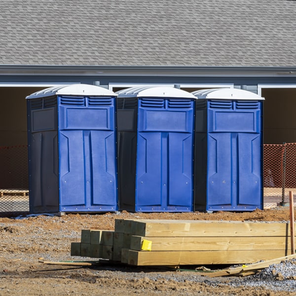 how can i report damages or issues with the portable restrooms during my rental period in Roaring Springs TX